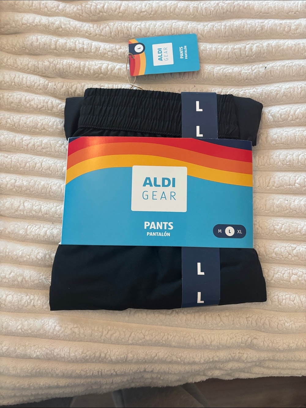 ALDI GEAR Women's Black Pants - Elastic Waist, Size L